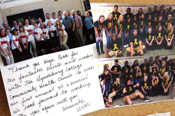 Thank you notes from happy sports teams