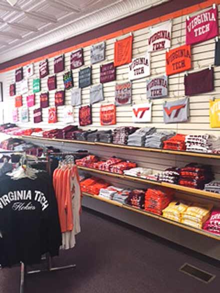 Hokie retail display