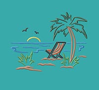 Sample embroidery design