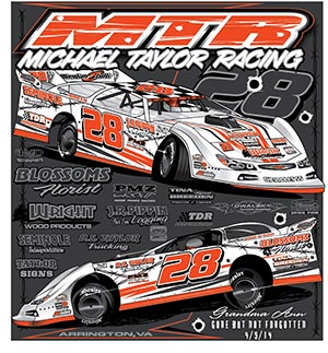 Sample screenprinting design